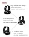 LOYALLOOK Assorted 3 Pairs Stainless Steel Small Hoop Earrings for Men Women Huggies Earrings Black Color