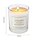 LA BELLEFÉE Scented Candles, Natural Soy Wax Candles for Home Scented for Her Women Christmas Gifts Christmas Decoration, Cotton Wick Votive Candle Fragrances of Pear & Freesia, Blood Orange, Bluebell