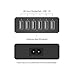 USB Charger, TROND G6 (12A/60W, 6-Port) Desktop USB Charging Station Hub Multi-Port USB Wall Charger, for iPhone 6s / 6 / 6 Plus, iPad Air 2 / mini 3, Galaxy S6 / Edge / Plus, Note 5 and More (Black)