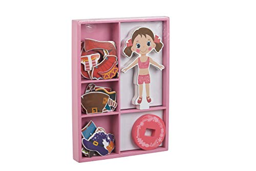 5 TOYSTERS+Magnetic+Wooden+Dress+Up+Pretend