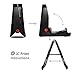 Ukulele Violin Mandolin Stand Portable Adjustable Folding Space Saving Tripod For Plastic Ukelele Stand w/Pro Extendable Holding Arm Silicon Cushion plastic silicone, by LC Prime
