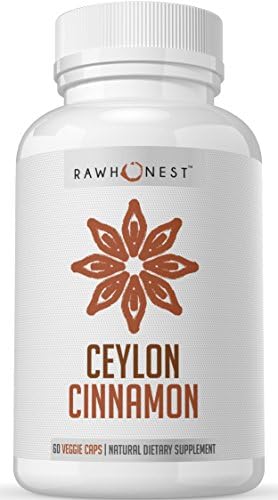 Ceylon Cinnamon Capsules – 100% Supports Blood Sugar, Heart Health and Joint Mobility - Boosts Metabolism, Antioxidant &amp; Antifungal - Natural Tested Formula – 60 Veggie Caps