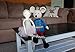 Mon AMI Designer King Mouse Nutcracker Doll, Plush Blue, 19