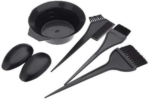 Grey9905Pcs Hair Color Dye Tint Tool ，Hairdressing Brushes Bowl Combo Hair Coloring Kit for Home Professional
