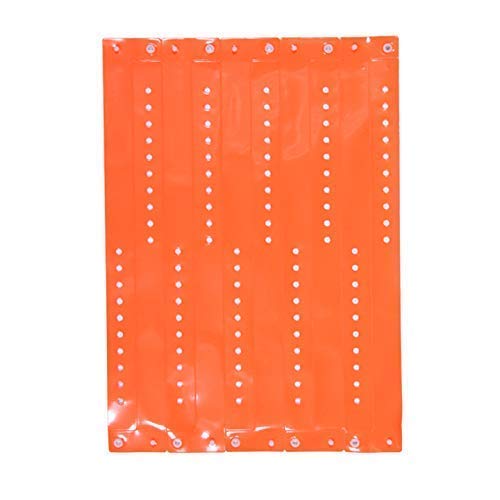 ClubKing Ltd Vinyl Wristbands, Neon Orange, (1 Box of 500)