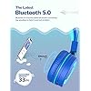 Kids-Bluetooth-Headphones-iClever-Wireless-Headphones-with-MIC-85dB-Volume-Limited-Adjustable-Headband-Foldable-Childrens-Headphones-for-SchoolTravel iClever Kids Bluetooth Headphones, Kids Wireless Headphones with MIC, Volume Limited, Bluetooth 5.0 & Stereo Sound…