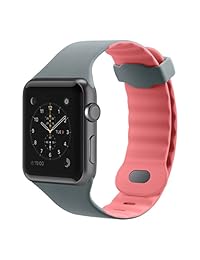 Belkin   correa de repuesto de Smartwatch para Apple Watch Serie 1 y 2 de 38 mm, color negro, 38 mm, Rosado (Carnation Pink)