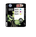 HP 564XL High Capacity Cartridges Combo-Pack (1 Cyan,1 Magenta, 1 Yellow)