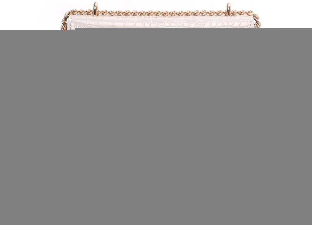 GEZHF Chain Korean Version Of Crocodile Pattern Women Cross Body Bag Shoulder Messenger Bags Handbags