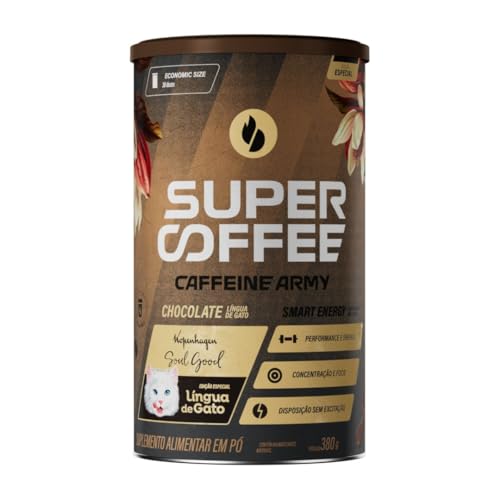 SuperCoffee Lingua de Gato - Economic Size (380g) - Café Funcional - Caffeine Army