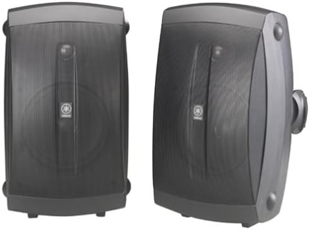 Yamaha Ns Aw350b All Weather Indoor Outdoor 2 Way Speakers Black Pair Speakers Electronics Intekma Net