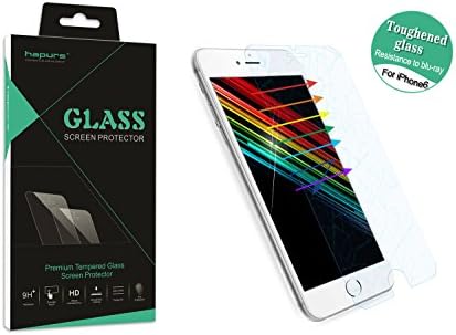 iPhone 6 Anti-Blue Light screen protector, Hapurs Eye Protective Tempered Glass Screen Protector for iPhone 6 4.7" - Filter out Eye-Fatigue and Eye-Strain causing Blue Light, Premium Ballistic, Anti-scratch, Anti-Fingerprint, Bubble Free, Explosion-Proof and Industry-High 9H Hardness