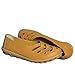 CIOR Women's Genuine Leather Loafers Casual Moccasin Driving Shoes Indoor Flat Slip-on Slippers,M556,Wheat,40