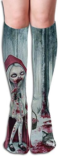 Creepy Fairy Tale Womens Fashion Long Socks Knee High Stockings