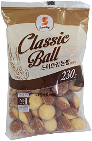 Samlip Classic Soft Bread Ball Snack, 8 oz Bag