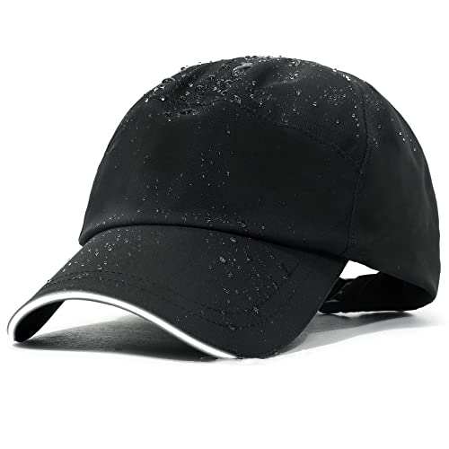 Mens Waterproof Baseball Cap Womens Rain Hat Foldable Outdoor