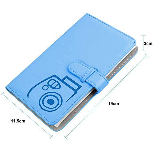 96 Pockets Wallet Fotoalbum mit PU-Leder, Album Schutzhülle Foto Album für Fotohüllen Fujifilm Instax Mini 11 / 7S / 8/8… – Bild 3