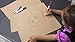 Crown Display Kraft Paper Sheets - 15 x 15 in. - 480 Sheets of Brown Wrapping Paper – Heavy Duty Craft Paper for Shipping - Light Brown Construction Paper - 80 GSM - 750 Square feet