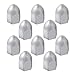 GG Grand General 10016SP 1.5 X 2-1/4 Inches Chrome Plastic Nut Cover without Flange