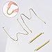 Shappy 6 Pieces Wall Plate Hanger Decorative Dish Holder and 6 Pieces Wall Hooks (8 Inches)