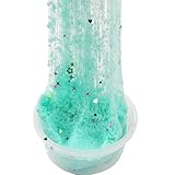 Hot Sale! Colorful Cloud Cotton Silk Slime Mud, E-SCENERY 60ml Jumbo Fluffy Floam Slime Stress Relief Toy Scented Sludge Toy for Kids and Adults, Super Soft and Non-sticky (Green)