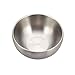 22oz Heavy Duty Metal Rice Cereal Bowls Disumos 304 Stainless Steel Serving Bowls Double Walled Ice Cream Soup Bowls Heat Insulated Mixing Bowls Set 2 Pack
