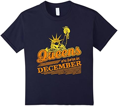 unisex-child Legends Queens  kings are born in december 6 Navy
