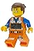LEGO Movie Emmet Kids Minifigure Light Up Alarm Clock | Orange/Blue | Plastic | 9.5 inches Tall | LCD Display | boy Girl | Official