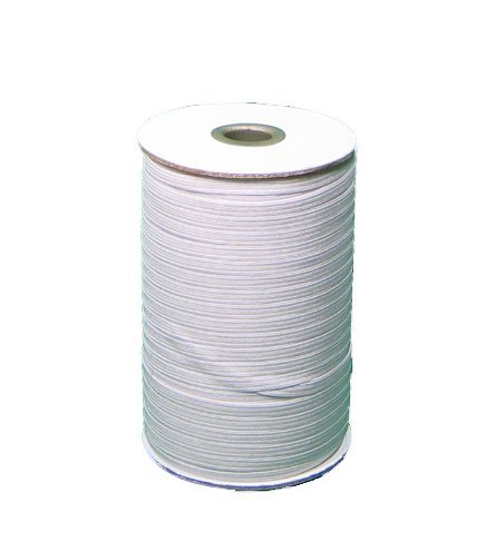 Braided Elastic 1/4'' Wide 144 Yards - White