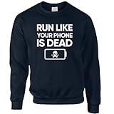 Tim And Ted Funny Sweatshirt Run Like Your Phone is
