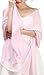 Alivila.Y Fashion Organza Soft Long Wrap Scarf Shawl-Lite Pink Chiffon-1669