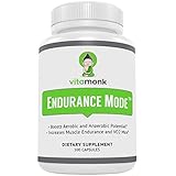 Endurance ModeTM Endurance Supplement by Vitamonk - Fast Acting Endurance Booster - Break Through Plateaus With Quick V02 Boost Made With All-Natural Cordyceps Sinensis, L-Carnitine L-Tartrate and More