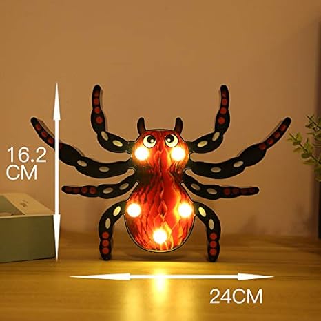 Halloween Styling Lichter Spider Bat Kurbis Dekorative Lichter