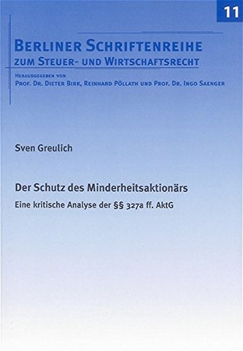 Der Schutz Des Minderheitsaktionars Amazon Com Books