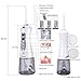 Blusmart Cordless Water Flosser Oral Irrigator Professional Dental Water Floss Rechargeable Flossing IPX7 Waterproof with 4 Jet Tips For Braces and Teeth Whitening,Travel and Home Use