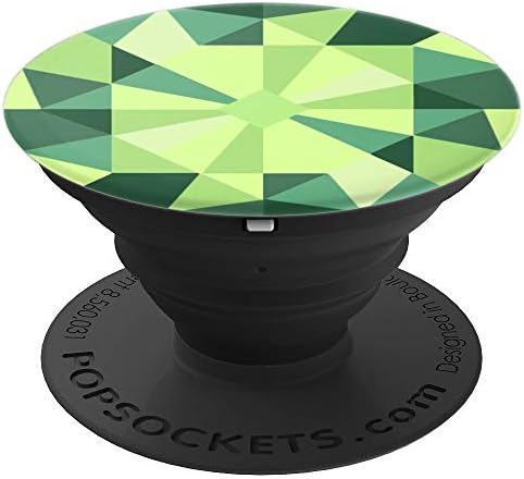 Jewel Pop Peridot Pixel Gem Universe - PopSockets Grip and Stand for Phones and Tablets