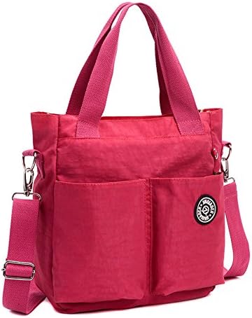 EasyHui Womens Nylon Crossbody Shoulder Bag Messenger Bag Handbags Waterproof Tote Bag Large Travel Mommy Bag