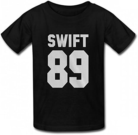 LOJSAQ Swift 89 Tshirt Cotton T-Shirts Original Boy Girl Tee Black