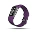 Wizvv Compatible Bands Replacement for Fitbit Surge, with Metal Buckle Fitness Wristband Strap Women Men Large Small (Purple,Small)