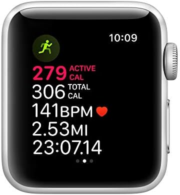 Apple Watch Series 3 (GPS, 38mm) - Silver Aluminum Case with White Sport Band