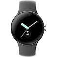 Google Pixel Watch LTE Smartwatch Compatible with Cellular or WiFi Data, GPS, BT and Heart Rate Monitor 41mm, Bulk Packaging (Silver Active Charcoal)