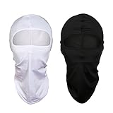 Sport out Balaclava Ski Face Mask for Women Men Windproof Motorcycle Tactical Balaclava with Hood Moisture Wicking Sun Protection for Fishing Running Skiing Cycling Hiking Airsoft [2 Pack]