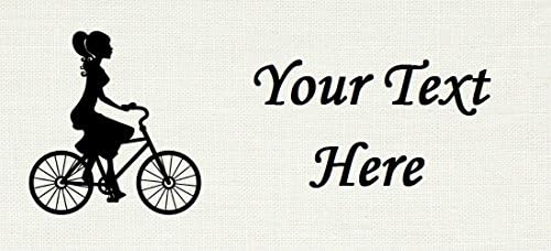 Diva on a Bicycle – Cotton Fabric Labels for Handmade Items/Customized Garment Clothing Size Fabric Labels/Personalized Printed Fabric Sew Tag Labels/Quilt, Crochet, Knit, Sewing - Made in USA