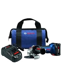 Bosch gws18 V-45b14 18 V 4 Kit 1 2" amoladora de ángulo con batería core18 V, Azul