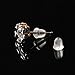 General Lost Ocean 100 Clear Rubber Bullet Clutch Safety Backs Nuts Earring Keepers,