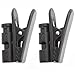 AOER® 2 Packs Cable Clip Clamp Hooks for Earpiece Headphone Earphone Earbud (Black)