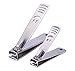 Keiby Citom Manicure Set of 10pcs With Leather Case - Professional Stainless Steel Nail Clipper Set for Travel (Brown)