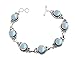 12.50Gms,4.50 Ctw Genuine Gemstone 925 Sterling Silver Overlay Handmade Fashion Bracelet Jewelry