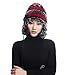 URSFUR Women's Rex Rabbit Fur Hats Winter Ear Cap Flexible Multicolor