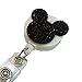 Black Bear Decorated Retractable Badge Reel ID Holder with Clip Backing